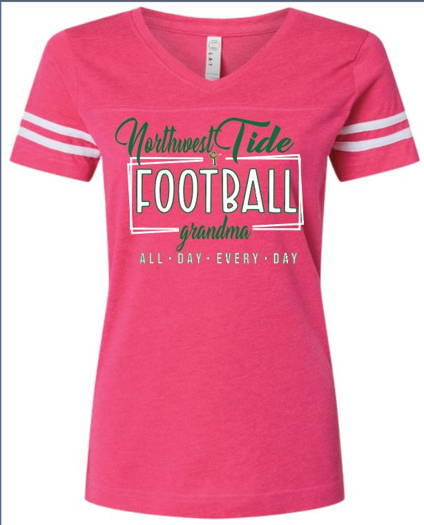 Tide Lady Jersey Tee Football, Customize Mom, Grandma, Aunt, Sister
