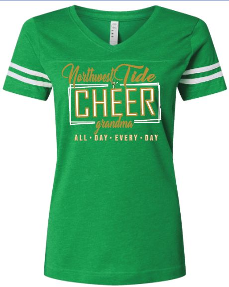 Tide Lady Jersey Tee Cheer, Customize Mom, Grandma, Aunt, Sister