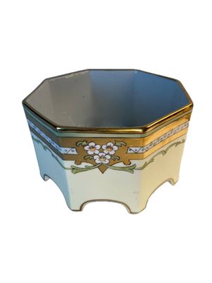 Octagonal Limoges Jardinière, Planter, Cachepot or Bowl, Art Deco design