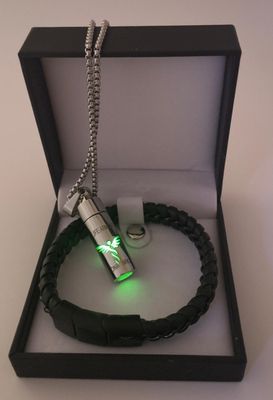 Stainless Dual Rx Power Cell Bracelet Combo