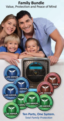 Family Protection Value Pack Includes EMF/5G Purifier! ($5k Value) Special Price Just $3,496 with Savings Code: SPECIAL LIMITED PROMO FREE MED RX Pendant and 20 FREE Sample Bracelets (over $6K value)