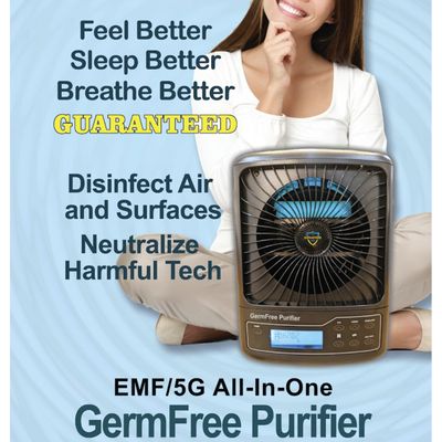 ELIMINATE ADVERSE SYMPTOMS of GERMS, ODORS, STRESS, EMF/5G Purifier Just $2,499 Commercial Grade, Low Maintenance, Money Back Guarantee.