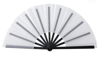 Blank Sublimation Fans (White Handle)