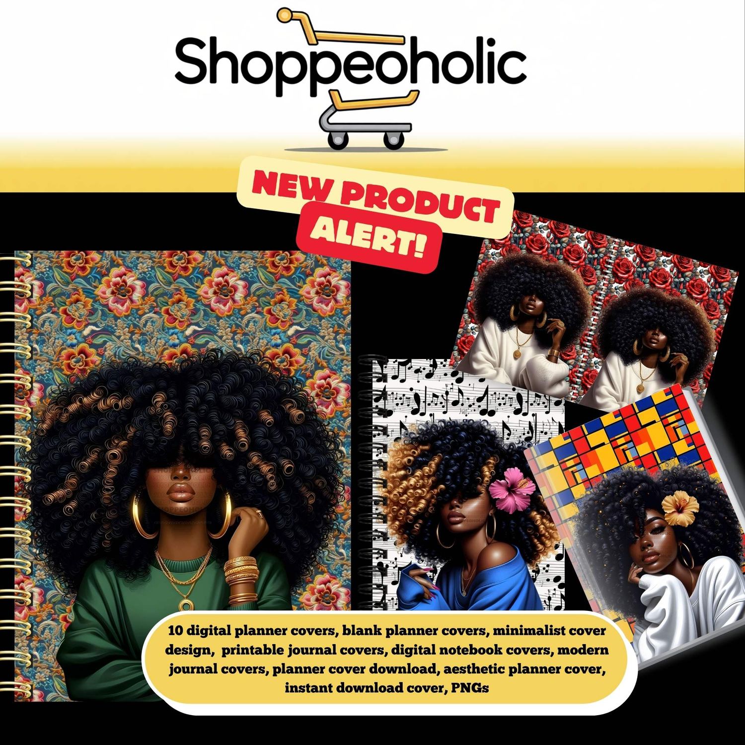 Afro Muse Journal Cover Collection – Volume 1