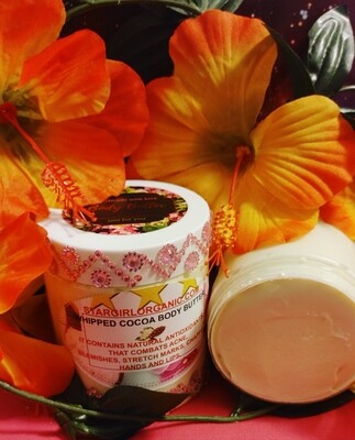 Handmade Whipped Cocoa Body Butter.