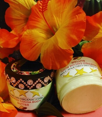 Handmade Whipped Cocoa Body Butter.