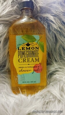 Bath and Body Works Lemon Pomegranate Cream Shower Gel