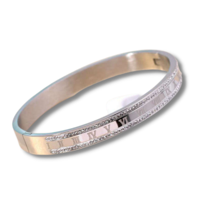 Crystalized Roman Numeral Bracelet