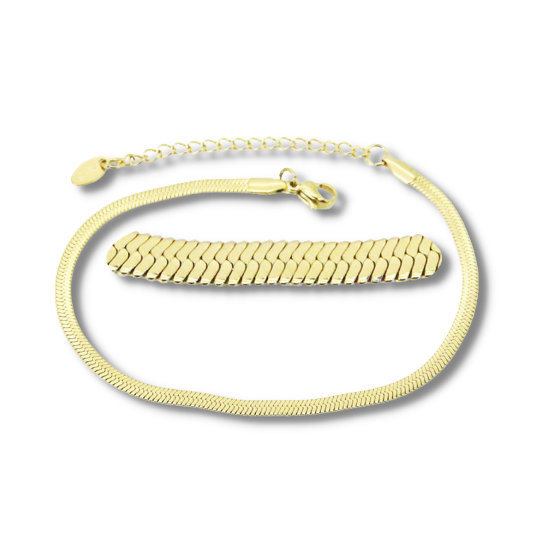 Herringbone Anklet