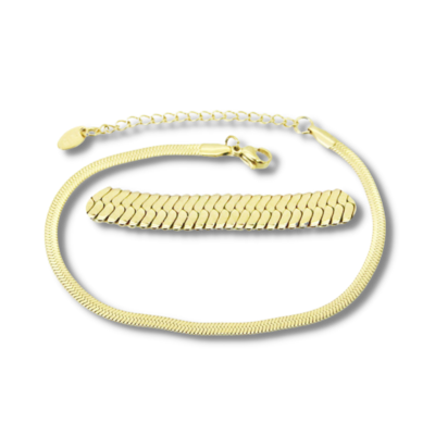 Herringbone Anklet