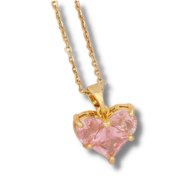 Blush Heart Necklace