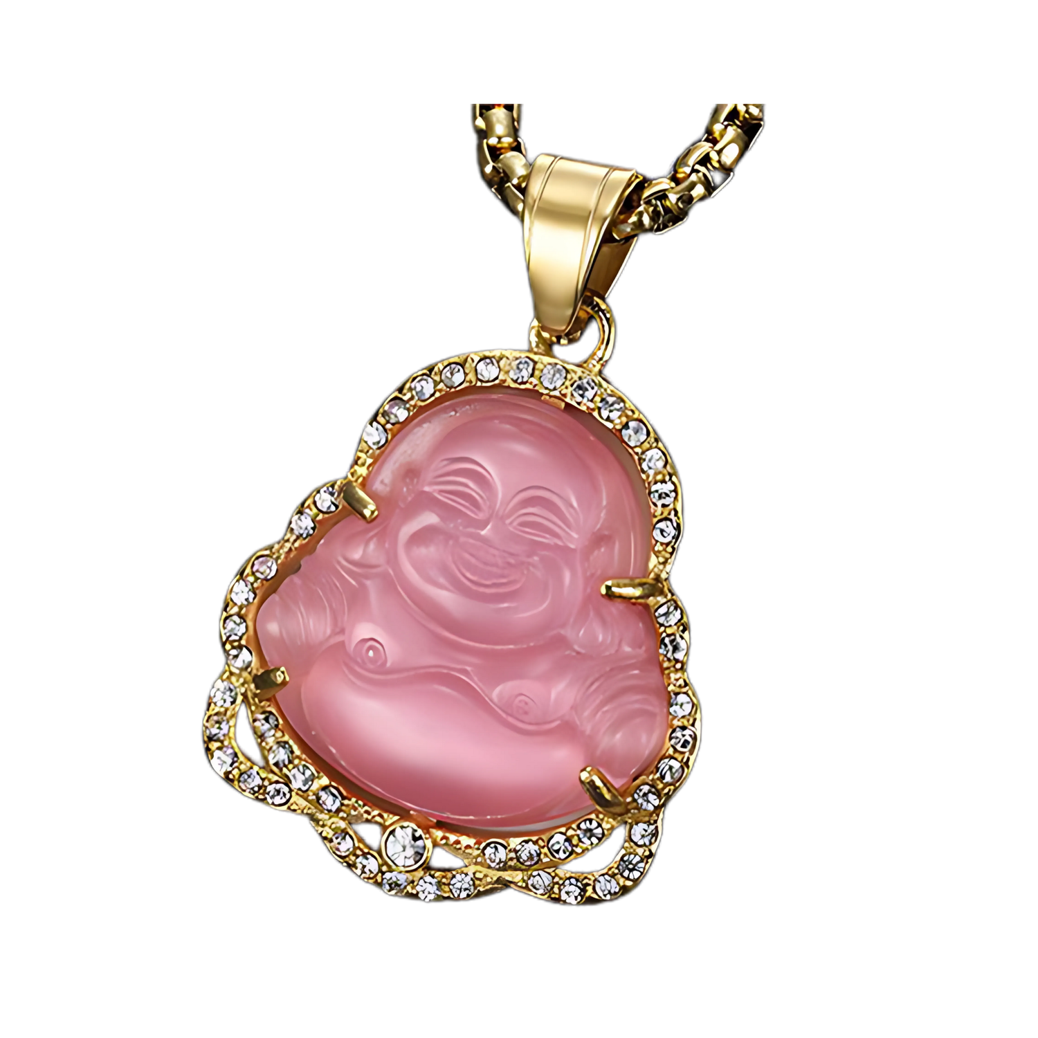 Buddha Aura Pendant - Pink