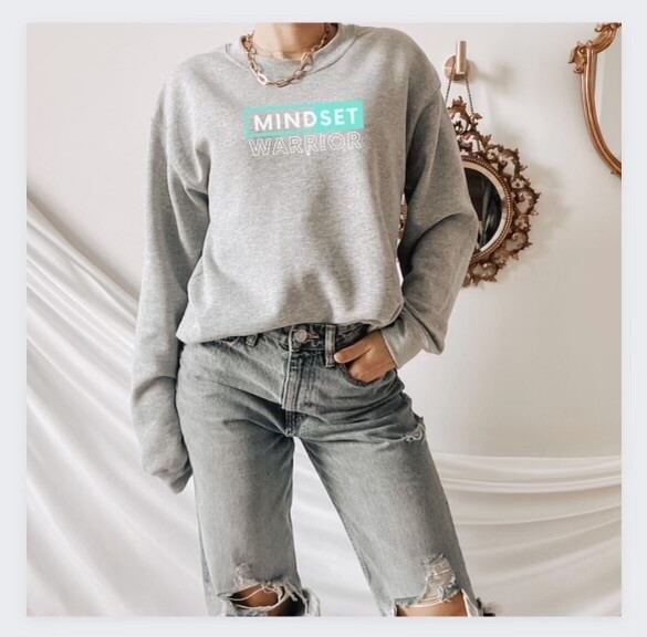 Mindset Warrior &quot;Block Design&quot; Sweatshirt