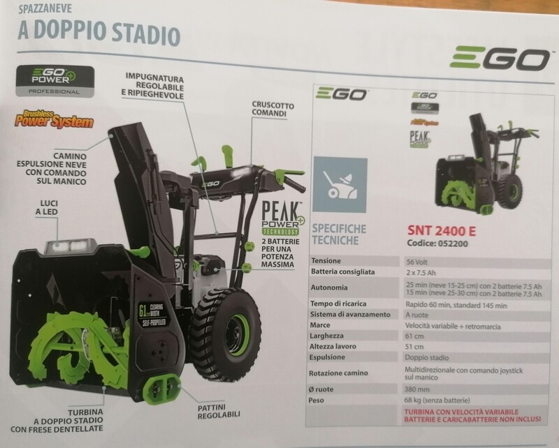 SPAZZANEVE A DOPPIO STADIO