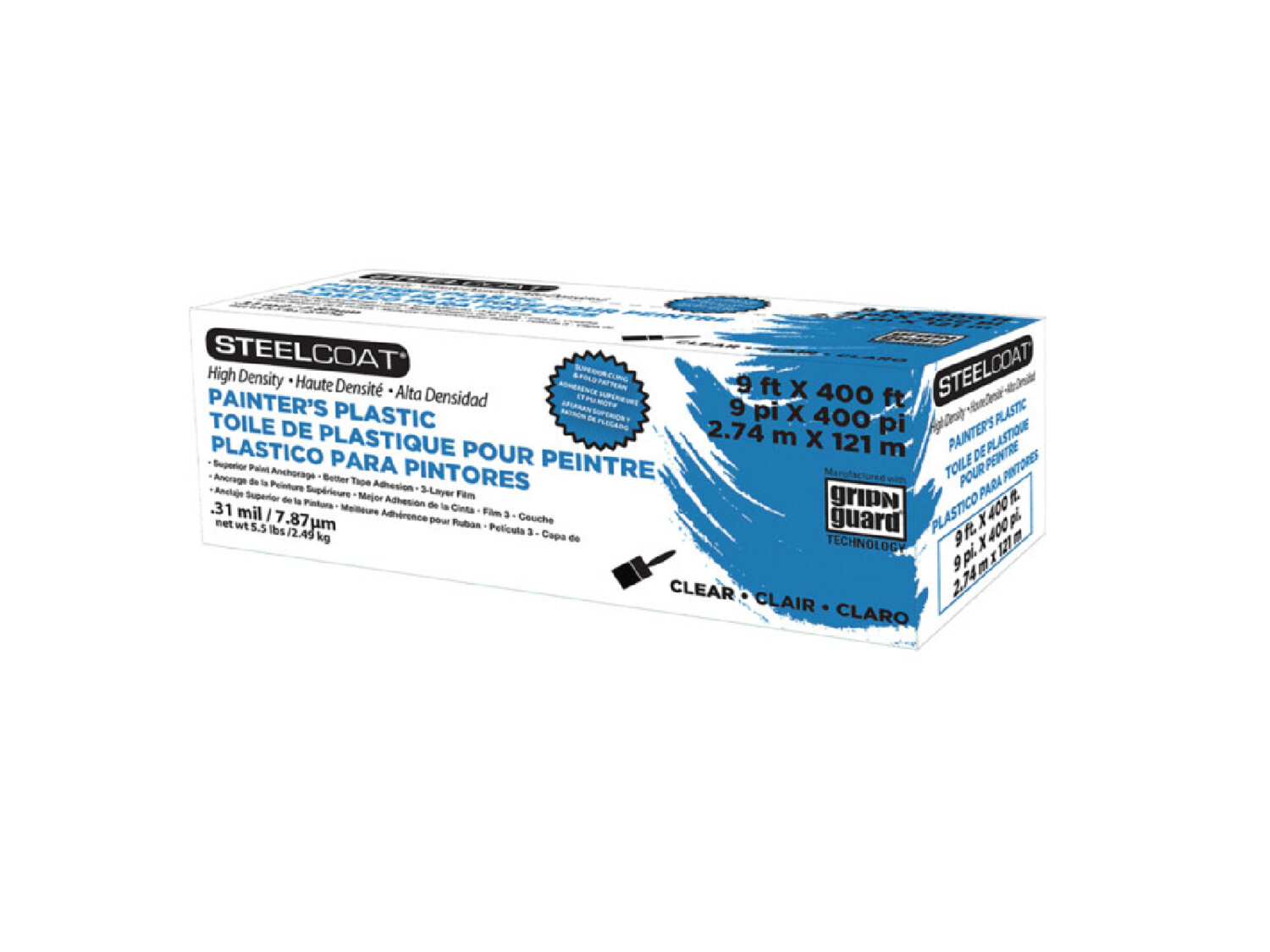 Petoskey 9&#39; x 400&#39; .31mil High Density Painter Plastic #P9941-06