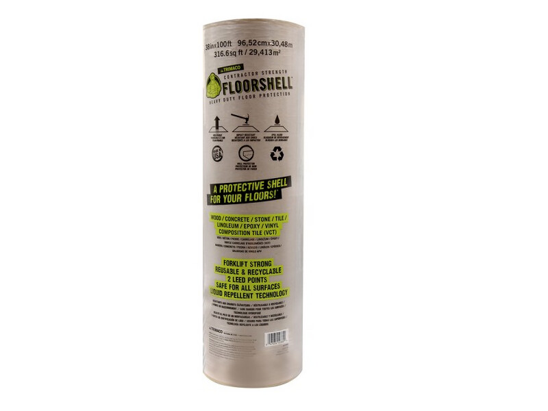 Trimaco 38&quot; x 100&#39; Roll 46mil Floor Shell