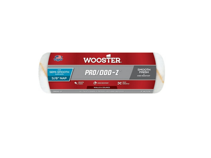 Wooster 9&quot; Pro/Doo-z 3/8&quot; Nap Roller Cover