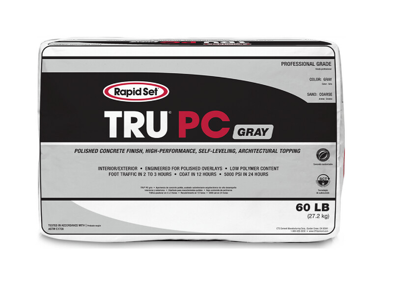 Rapid Set Tru PC Gray - 60lb Bag #133010060
