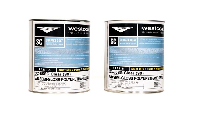 Water-Based Polyurethane - Clear Semi-Gloss 1 gal 3:1 Formula