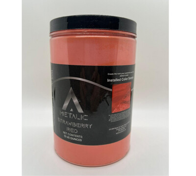 ARAS Metallic Strawberry Red pigment 12oz
