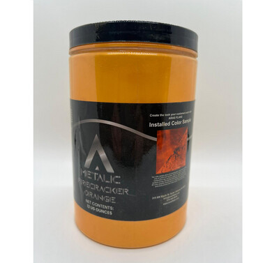 ARAS Metallic Firecracker Orange pigment 12oz