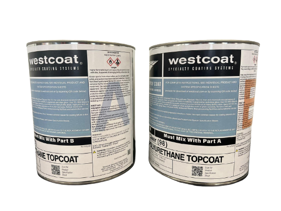 Gloss Polyurethane Topcoat - Clear 1 gal #EC-95KG-98-128