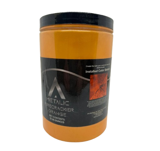 ARAS Metallic Firecracker Orange pigment 12oz
