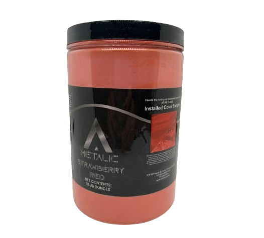 ARAS Metallic Strawberry Red pigment 12oz