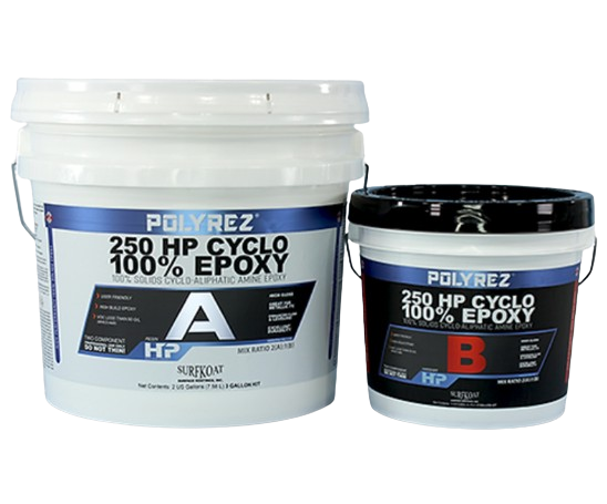 SurfKoat 250 HP CYCLO EPOXY - 100% Solids Black Epoxy 3G