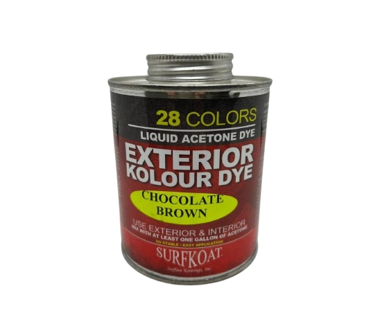 SurfKoat EXTERIOR KOLOUR DYE 16 oz Can - Chocolate Brown