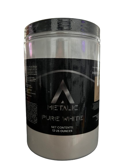ARAS Metallic Pure White pigment 12oz