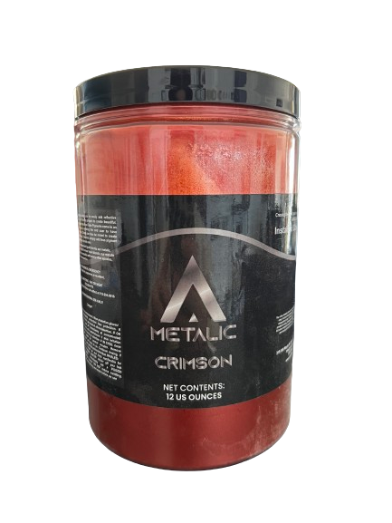 ARAS Metallic Crimson Red pigment 12oz