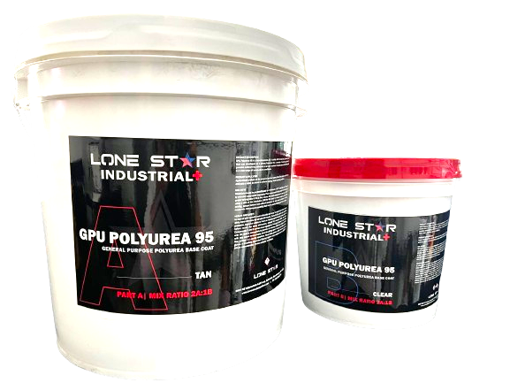 LS Industrial + GPU Polyurea Base Coat Tan - 3G Kit