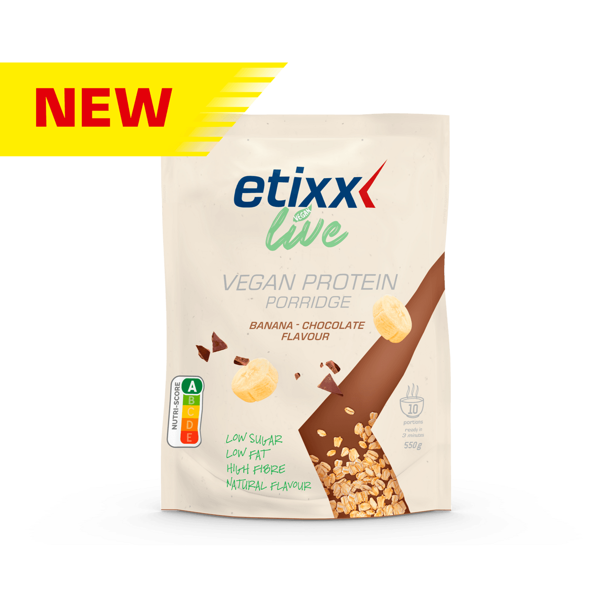 ETIXX LIVE Vegan Protein Porridge 550g