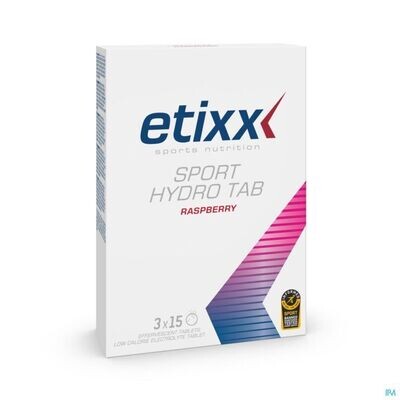 ETIXX SPORT HYDRO TAB 3X15 BRUISTABL RASPBERRY