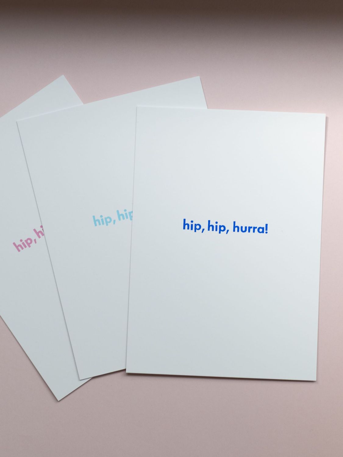 "hip, hip, hurra!",  geprägt