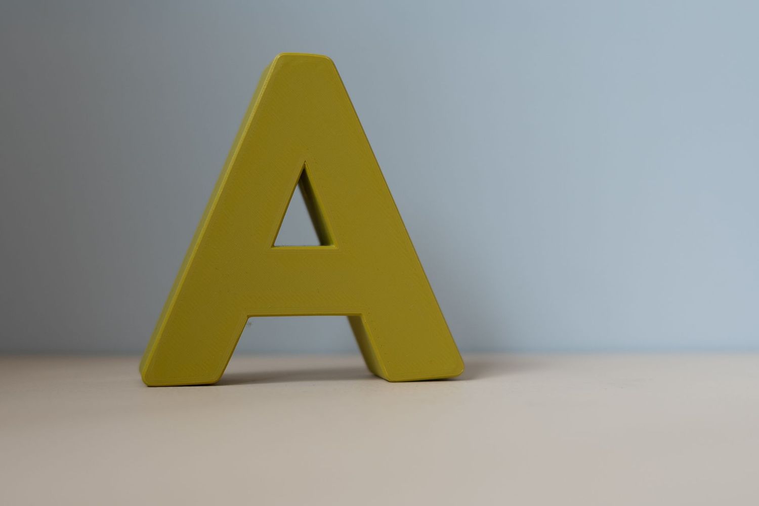 Buchstabe zum Aufhängen "A" pistazie