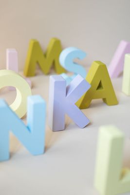 Buchstaben zum Aufhängen