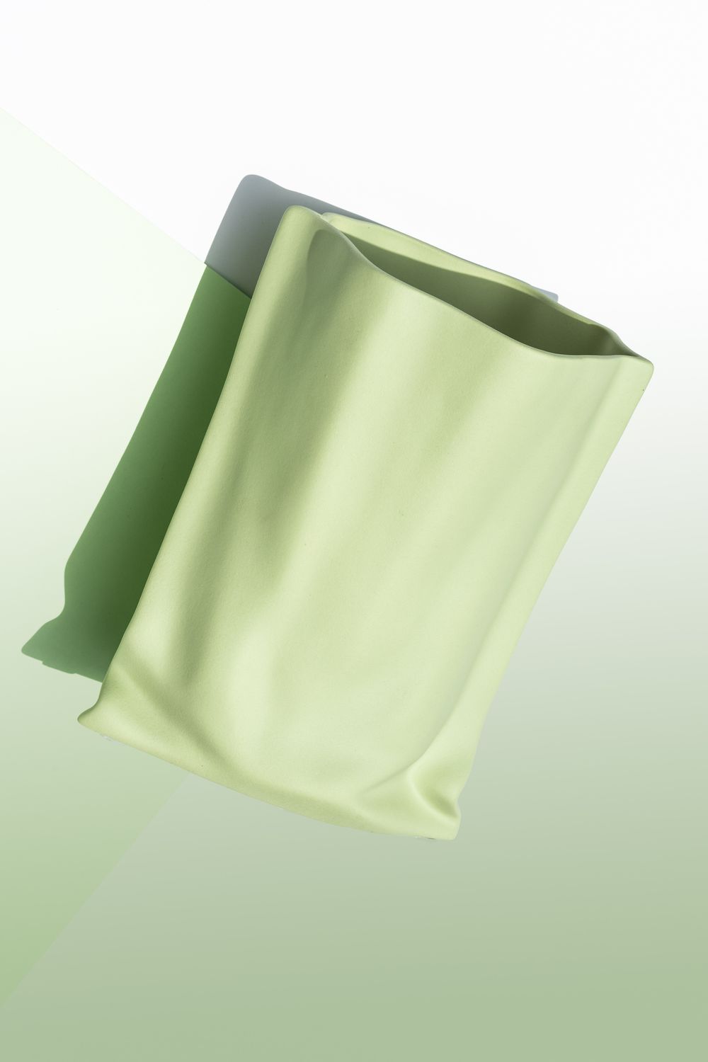 crumpled
