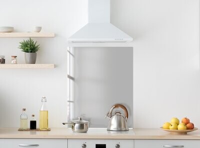 Colour Gloss Kitchen Splashback Panel - Grey or Black