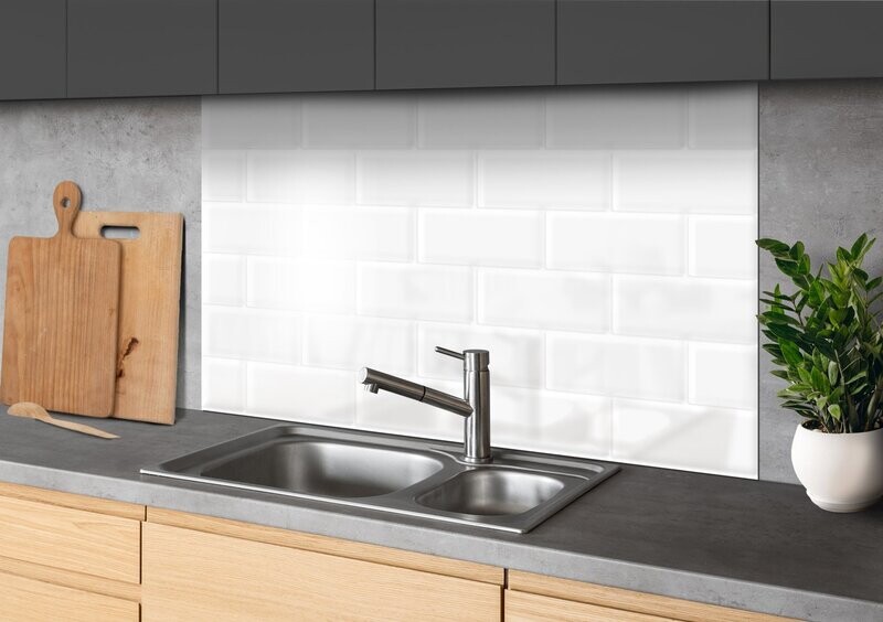 Subway Tile Splashback Panel Wall Protector