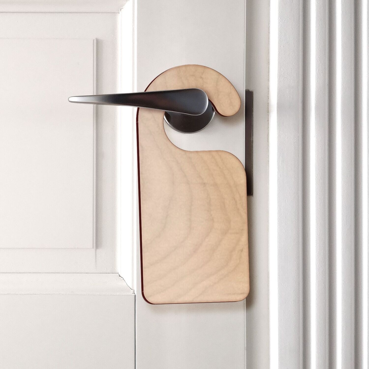 6 Wooden Door Hanger Craft Blanks - 150 x 70mm