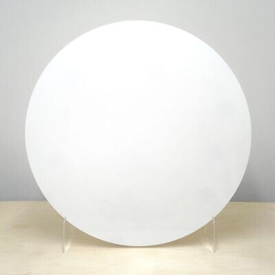 600mm Large Blank Round White Celebration Message Display Board
