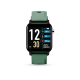 smartwatch techmade con cinturino in caucciù verde