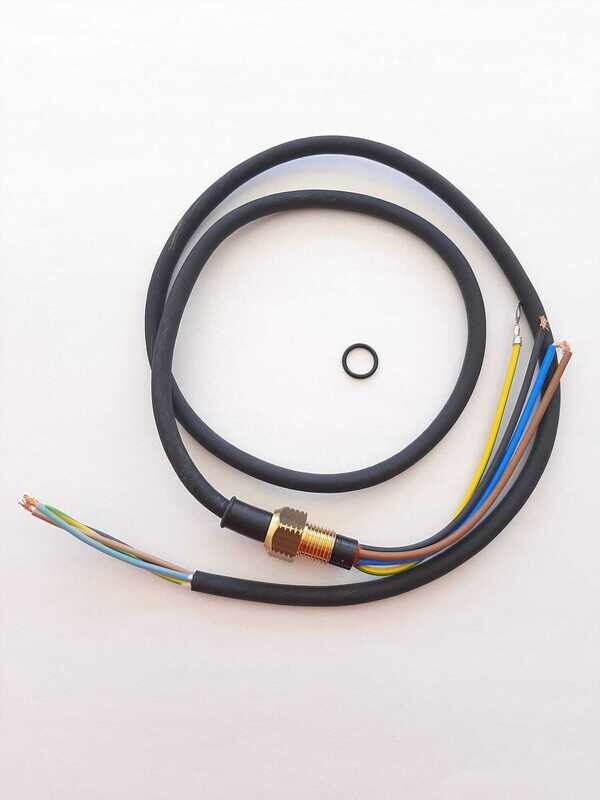 KIT CONFEZIONE CAVO ALIMENTAZIONE P7/ORO/LUX