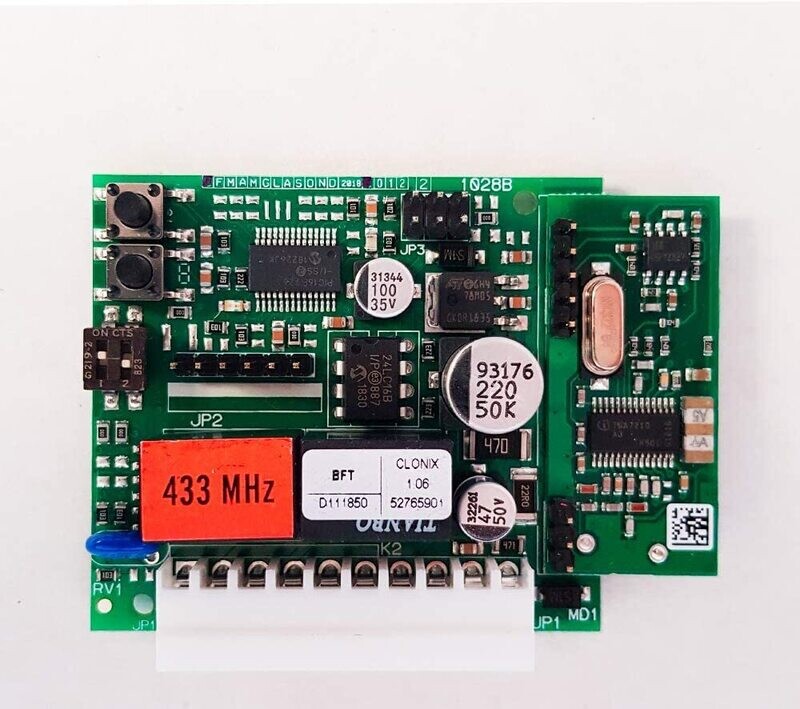 CLONIX 2/128 RICEVENTE CLONABILE BICANALE 433mhz ROLLING CODE