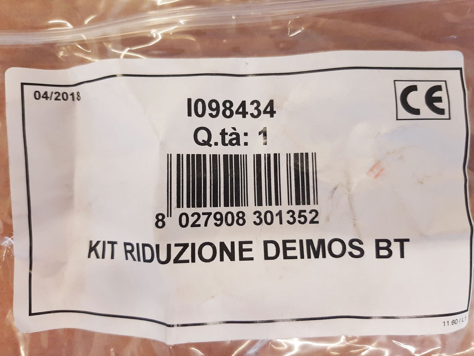 KIT RIDUZIONE DEIMOS BT ALBERO SPIANATO