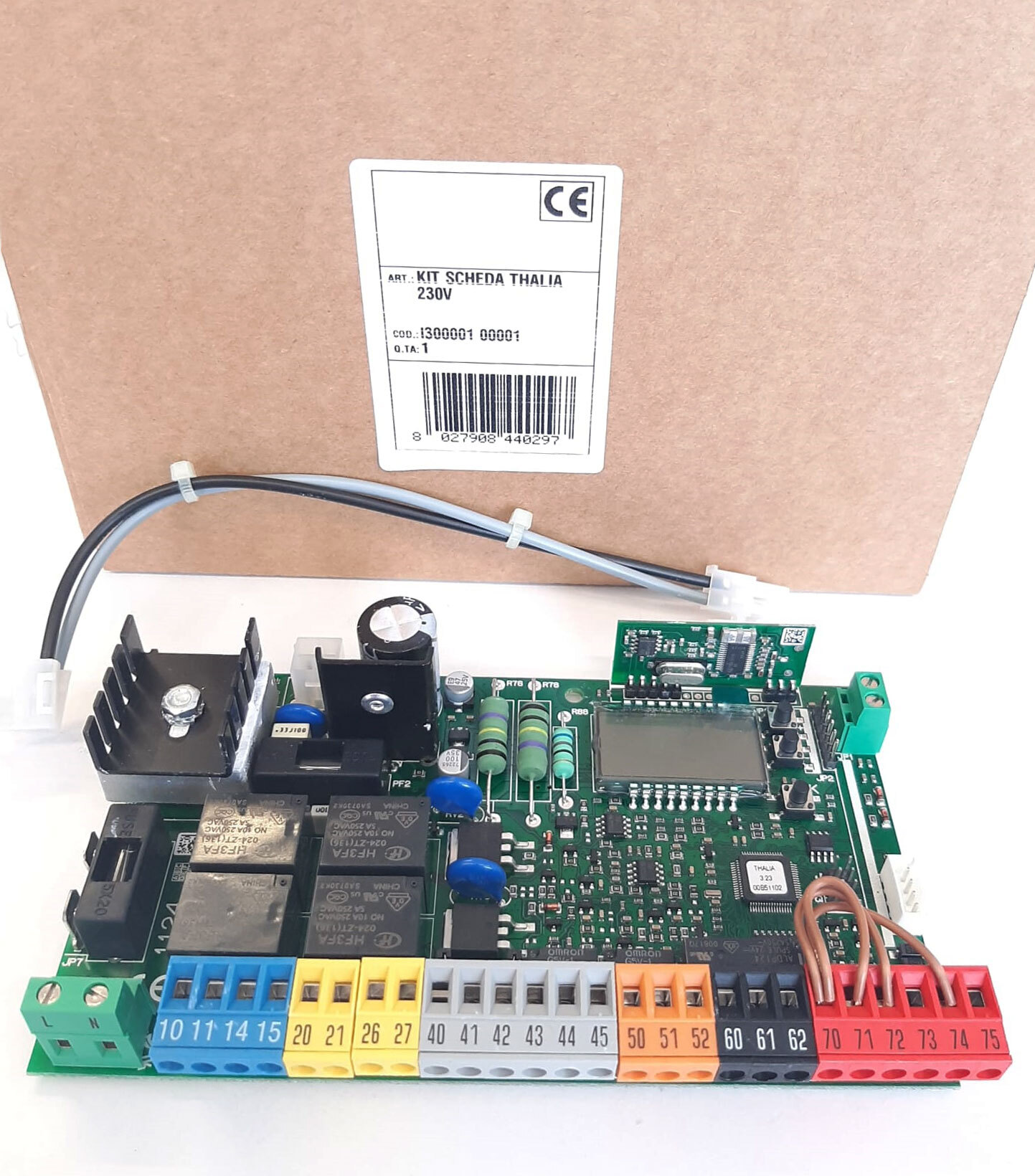 KIT SCHEDA THALIA LIGHT NO ELI BT SI LUX BT