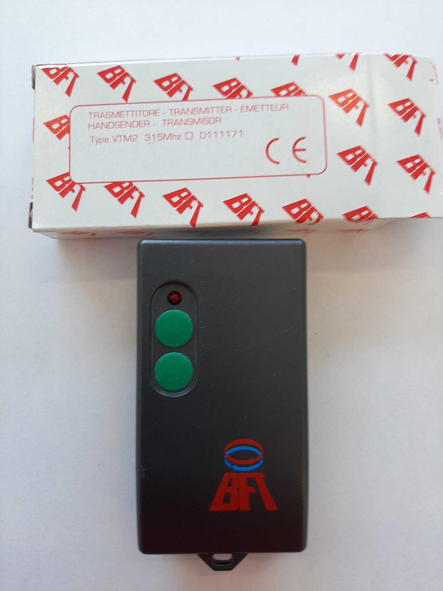 VTM2 TRASMETTITORE MINI BICANALE 315Mhz