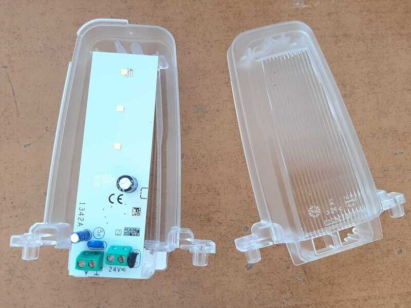 KIT SCHEDA LAMPEGGIANTE RADIUS LED BT A R1 CON ANTENNA 24V